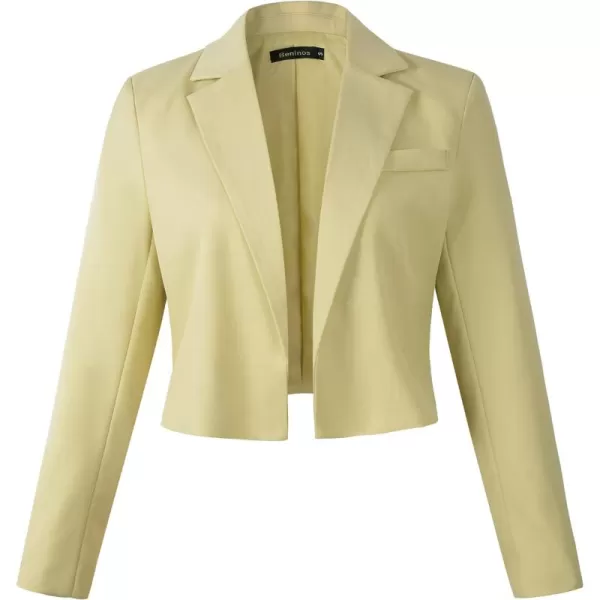 Beninos Womens Casual Blazers Open Front Crop Blazer Jacket