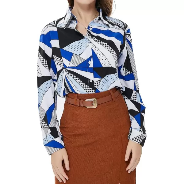 Beninos Women's Casual Blouses Long Sleeve Button Down Shirt