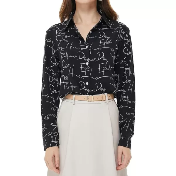 Beninos Women's Casual Blouses Long Sleeve Button Down Shirt