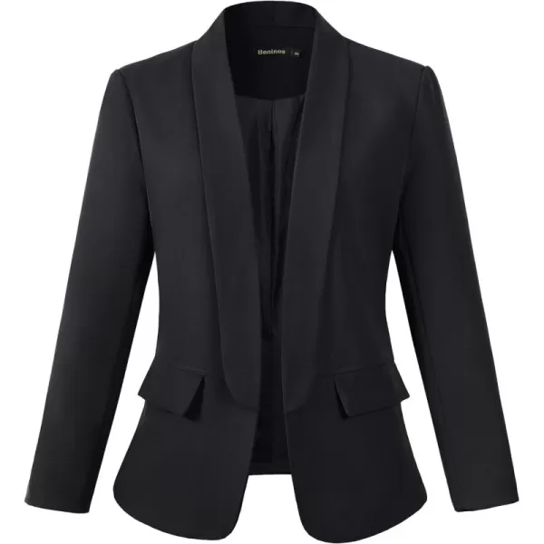 Beninos Womens Casual Long Sleeve Blazer Jackets with No Button