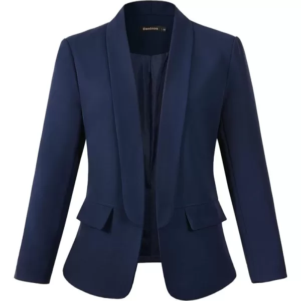 Beninos Womens Casual Long Sleeve Blazer Jackets with No Button