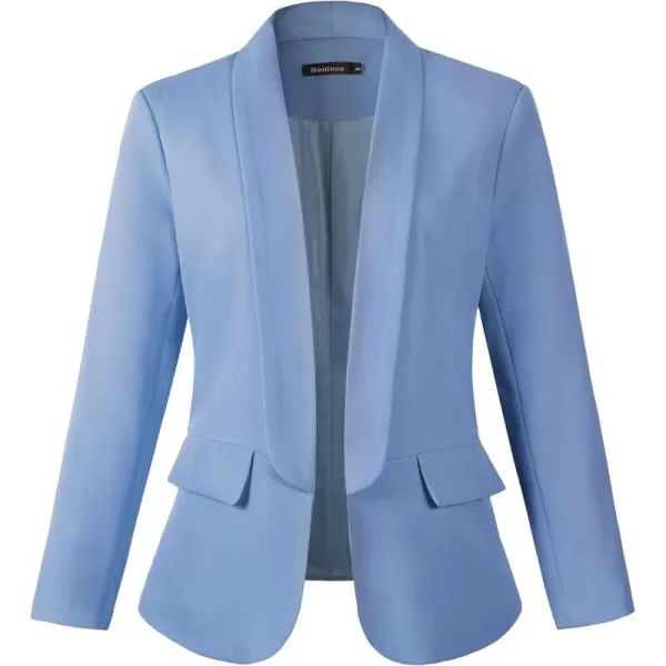 Beninos Womens Casual Long Sleeve Blazer Jackets with No Button