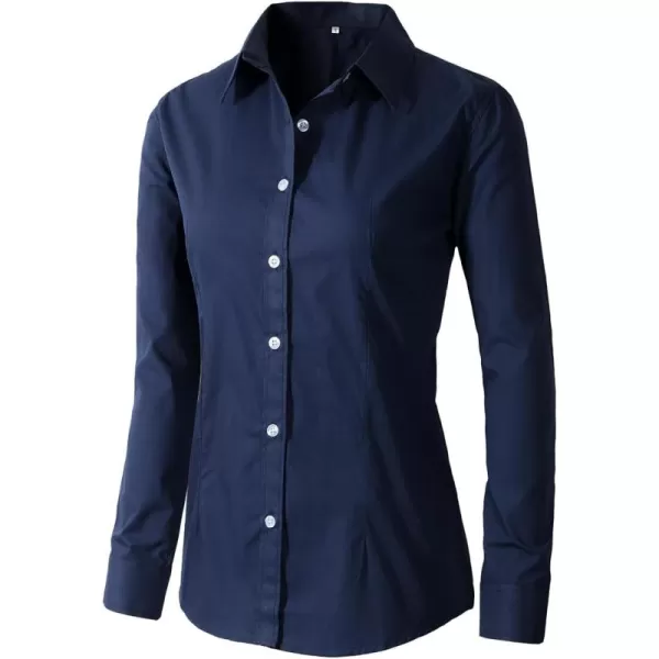 Beninos Women's Formal Work Wear White Simple Shirt