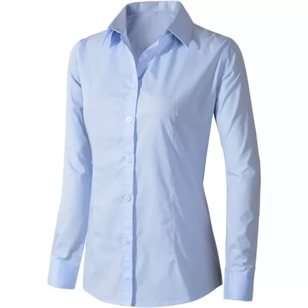 Beninos Women's Formal Work Wear White Simple Shirt
