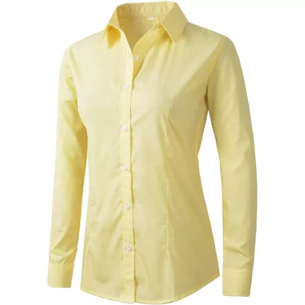 Beninos Women's Formal Work Wear White Simple Shirt