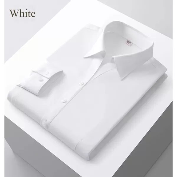 Beninos Long Sleeve V Neck Office Formal Casual Button Down Shirt Blouse for Women Fit 