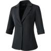imageBeninos Womens 34 Sleeve Blazers Business Casual Solid Lightweight Suit Jacket Office BlazerBlack