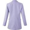 imageBeninos Womens Long Sleeve Blazers Business Casual Solid Lightweight Suit Jacket Office BlazerPurple