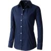 imageBeninos Womens Dress Shirts Long Sleeve Button Down Shirt Work WearNavy