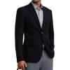 imageBeninos Mens Sport Coat Casual Blazer One Button Business Suit JacketBlack