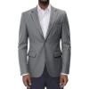 imageBeninos Mens Sport Coat Casual Blazer One Button Business Suit JacketGrey