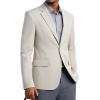 imageBeninos Mens Sport Coat Casual Blazer One Button Business Suit JacketKhaki