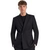 imageBeninos Mens Sport Coat Casual Blazer Peak Lapel Business Suit JacketBlack