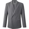 imageBeninos Mens Sport Coat Casual Blazer Peak Lapel Business Suit JacketGrey