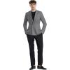 imageBeninos Mens Sport Coat Casual Blazer Peak Lapel Business Suit JacketGrey