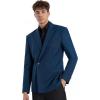 imageBeninos Mens Sport Coat Casual Blazer Peak Lapel Business Suit JacketNavy