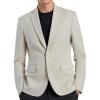 imageBeninos Mens Sport Coat Casual Blazer One Button Business Suit JacketKhaki