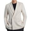 imageBeninos Mens Sport Coat Casual Blazer Peak Lapel Business Suit JacketKhaki