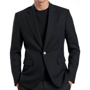 imageBeninos Mens Sport Coat Casual Blazer One Button Business Suit JacketBlack