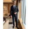 image:imageBeninos Mens Sport Coat Casual Blazer One Button Business Suit JacketBlack 2 Button