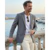 image:imageBeninos Mens Sport Coat Casual Blazer One Button Business Suit JacketGrey 2 Button
