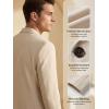 image:imageBeninos Mens Sport Coat Casual Blazer One Button Business Suit JacketKhaki 2 Button