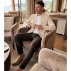 image:imageBeninos Mens Sport Coat Casual Blazer One Button Business Suit JacketKhaki 2 Button