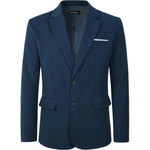 image:imageBeninos Mens Sport Coat Casual Blazer One Button Business Suit JacketNavy 2 Button