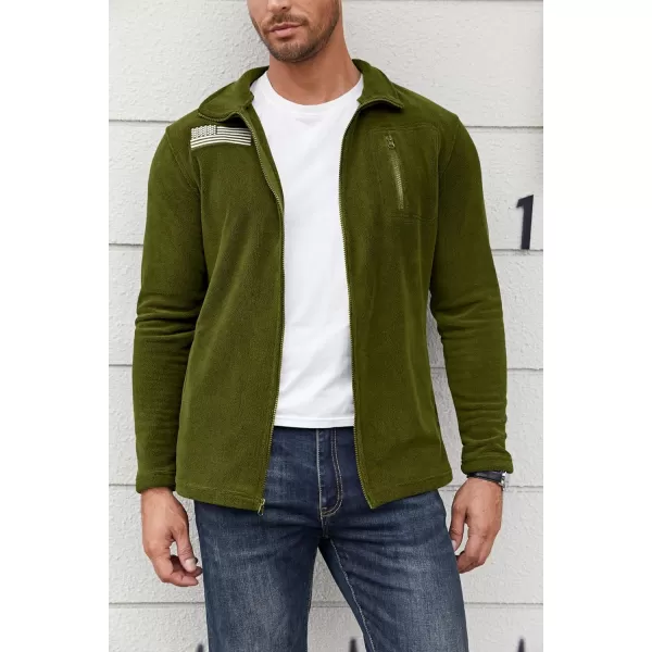 Beotyshow Mens Tactical Fleece Jacket Polar Soft Warm Quarter Zip Pullover