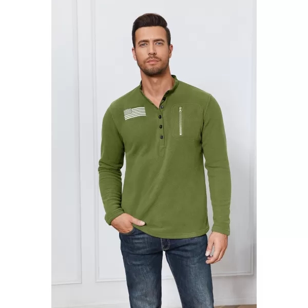 Beotyshow Mens Tactical Fleece Jacket Polar Soft Warm Quarter Zip Pullover