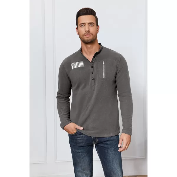 Beotyshow Mens Tactical Fleece Jacket Polar Soft Warm Quarter Zip Pullover