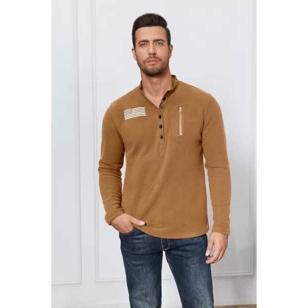 Beotyshow Mens Tactical Fleece Jacket Polar Soft Warm Quarter Zip Pullover
