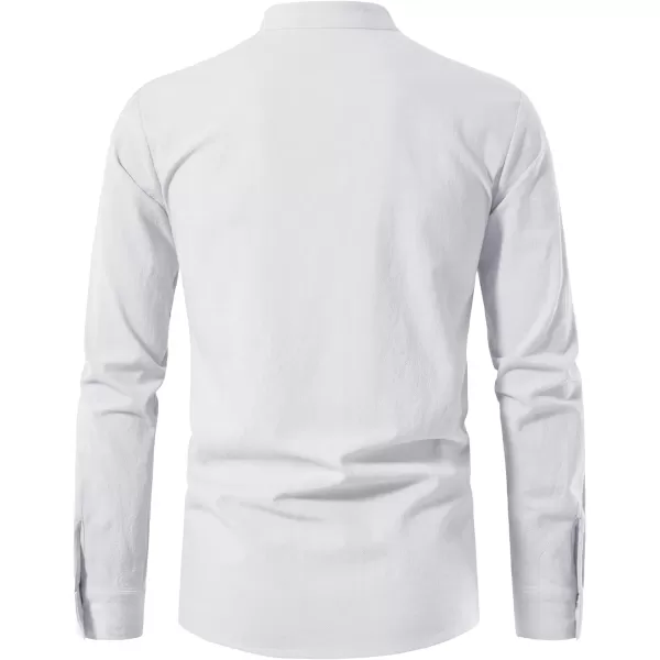 Mens Cotton Linen Shirts Lace Up Short/Long Sleeve Henley Pirate Shirt Casual V Neck for Beach Renaissance Viking Hippie