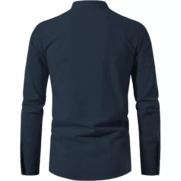 Mens Cotton Linen Shirts Lace Up Short/Long Sleeve Henley Pirate Shirt Casual V Neck for Beach Renaissance Viking Hippie
