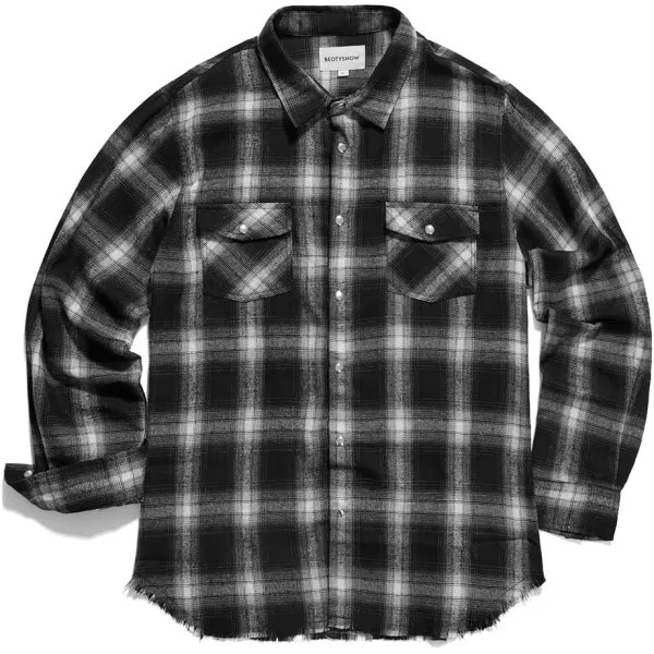Men's Sleeveless Flannel Plaid Shirts Casual Button Down Cowboy Vest Shirts