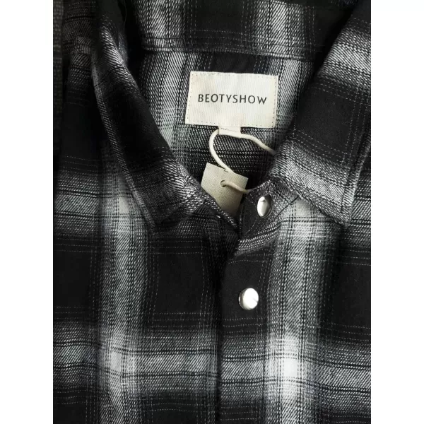 Men's Sleeveless Flannel Plaid Shirts Casual Button Down Cowboy Vest Shirts