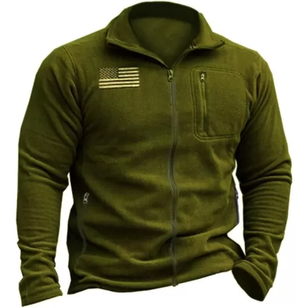 Beotyshow Mens Tactical Fleece Jacket Polar Soft Warm Quarter Zip Pullover