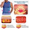 imageBeotyshow Ionic Shaping Sleeveless Shirt Gynecomastia Compression Tank Top Body Shaper Slimming Vest Shapewear UndershirtBlue