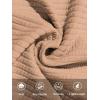 imageBeotyshow Mens Ribbed Knit T Shirts Short Sleeve Crew Neck Slim Fit Stretchy Muscle Shirts Basic Solid Tee TopsKhaki
