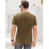 imageMens Distressed Henley Shirts Retro Short Sleeve Tee Shirts Casual Button Down Washed TShirts for Men1coffee
