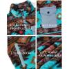 imageBeotyshow Mens Aztec Fleece Jackets Fuzzy Sherpa Pullover Sweatshirts Winter Coats Western Vintage Sweaters with PocketGreen