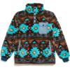 imageBeotyshow Mens Aztec Fleece Jackets Fuzzy Sherpa Pullover Sweatshirts Winter Coats Western Vintage Sweaters with PocketGreen