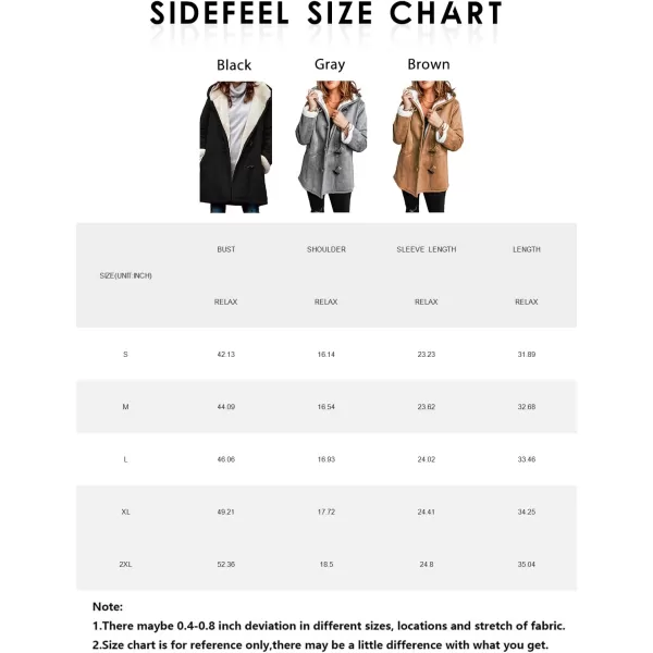 Sidefeel Women Denim Faux Fur Long Sleeve Lapel Collar Oversized Coat Outwear