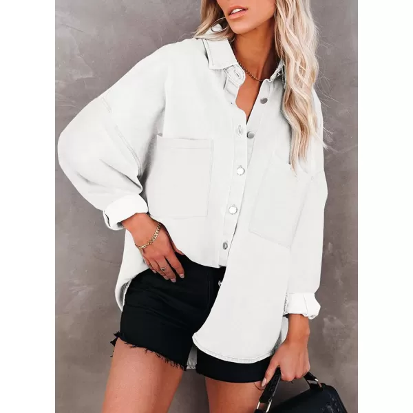 Sidefeel Women Long Sleeve Colorblock Contrast Plaid Denim Jacket