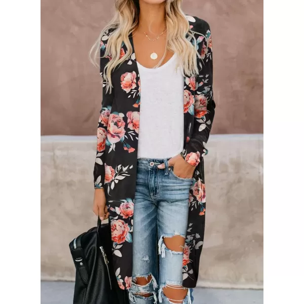 Sidefeel Women Long Sleeve Solid Color Button Down Knit Ribbed Cardigans Outwear