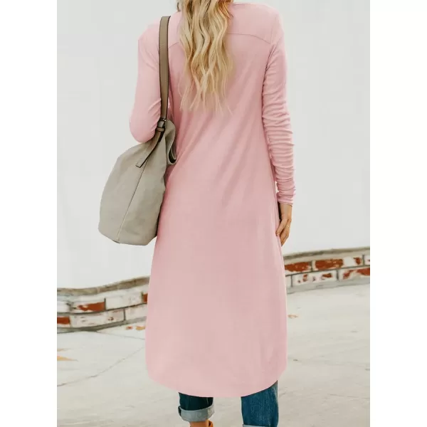 Sidefeel Women Long Sleeve Solid Color Button Down Knit Ribbed Cardigans Outwear