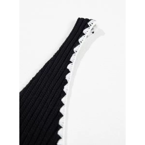 Sidefeel Womens 2024 Summer V Neck Sleeveless Sundress Casual Ribbed Knit Tank Dress Sexy Bodycon Mini Dress