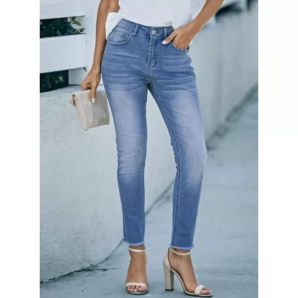 Sidefeel Women's Boyfriend Jeans Stretchy Ripped Distressed Denim Pants Size 4-18