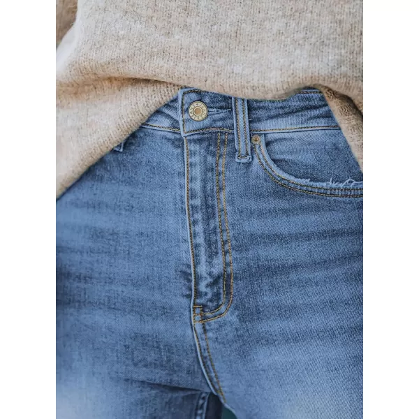 Sidefeel Women's Boyfriend Jeans Stretchy Ripped Distressed Denim Pants Size 4-18