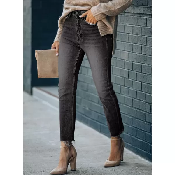 Sidefeel Women's Boyfriend Jeans Stretchy Ripped Distressed Denim Pants Size 4-18